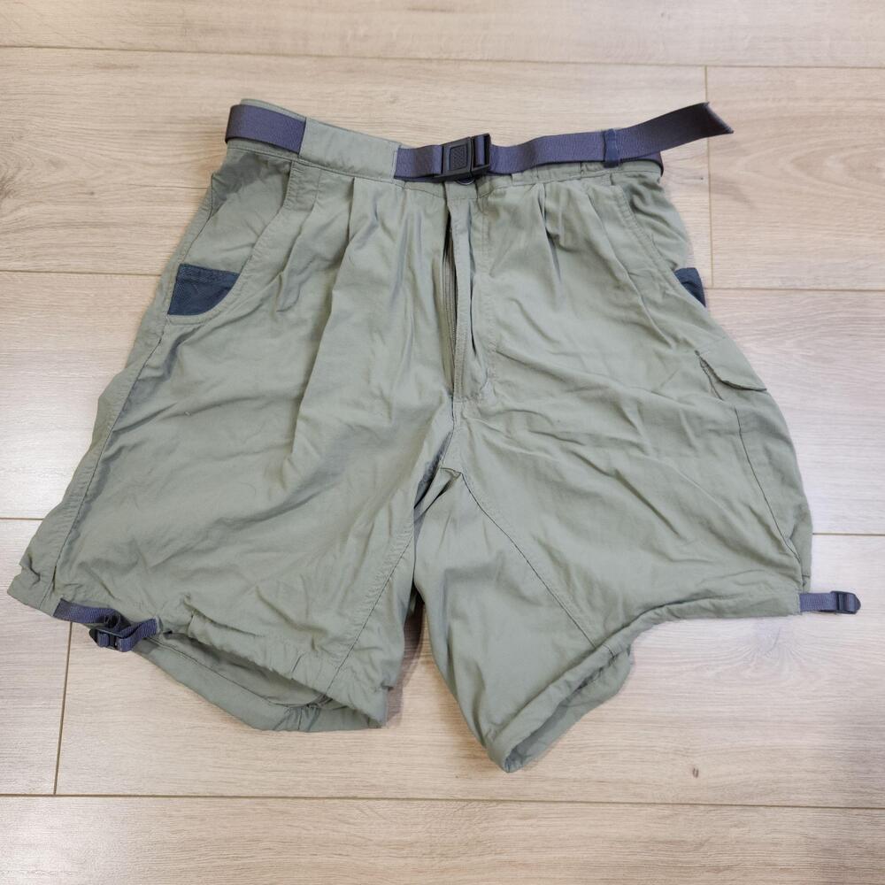 ExOfficio Mits/Sun Shorts Mens Small 7" Green Nylon Cargo Hiking Travel